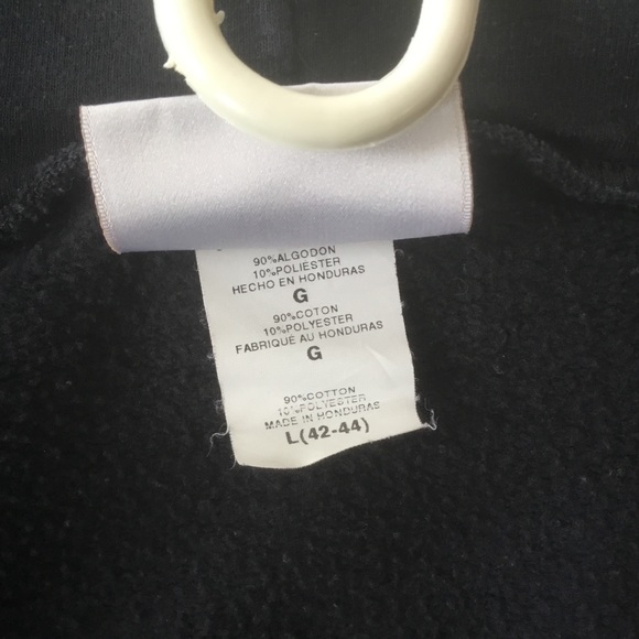 Hanes | Men’s hoodie, large, full front zip. HALO insignia. Preloved. - Picture 3 of 3